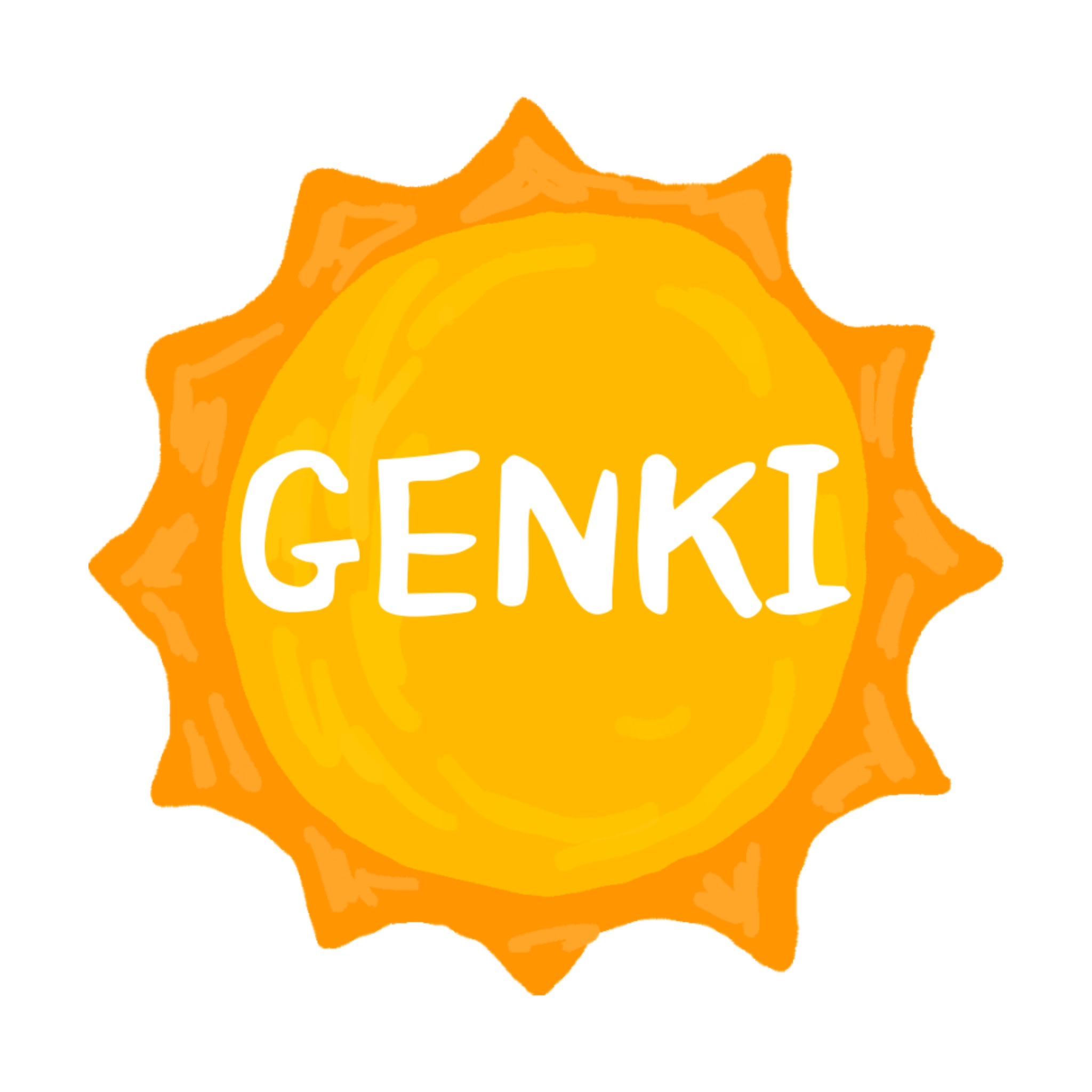 GENKIの太陽ロゴ
