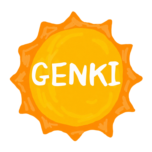 GENKIの太陽ロゴ